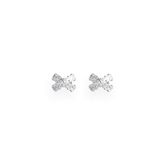 Kaali - Silver Cross Earrings