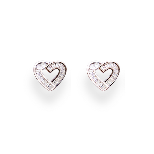 Sweetheart Silver Earrings