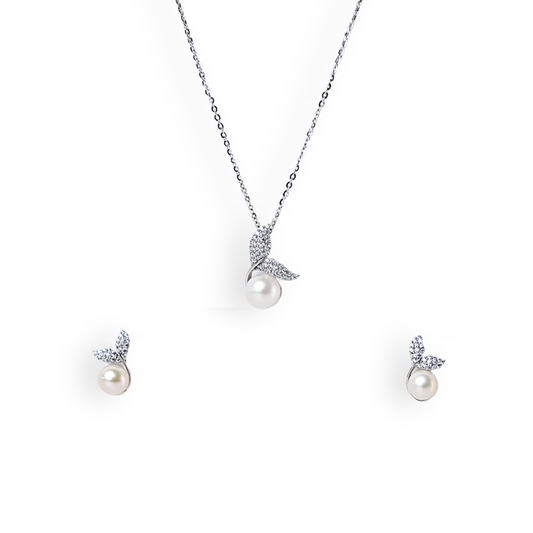 Mermaid - Pearl & Silver Set